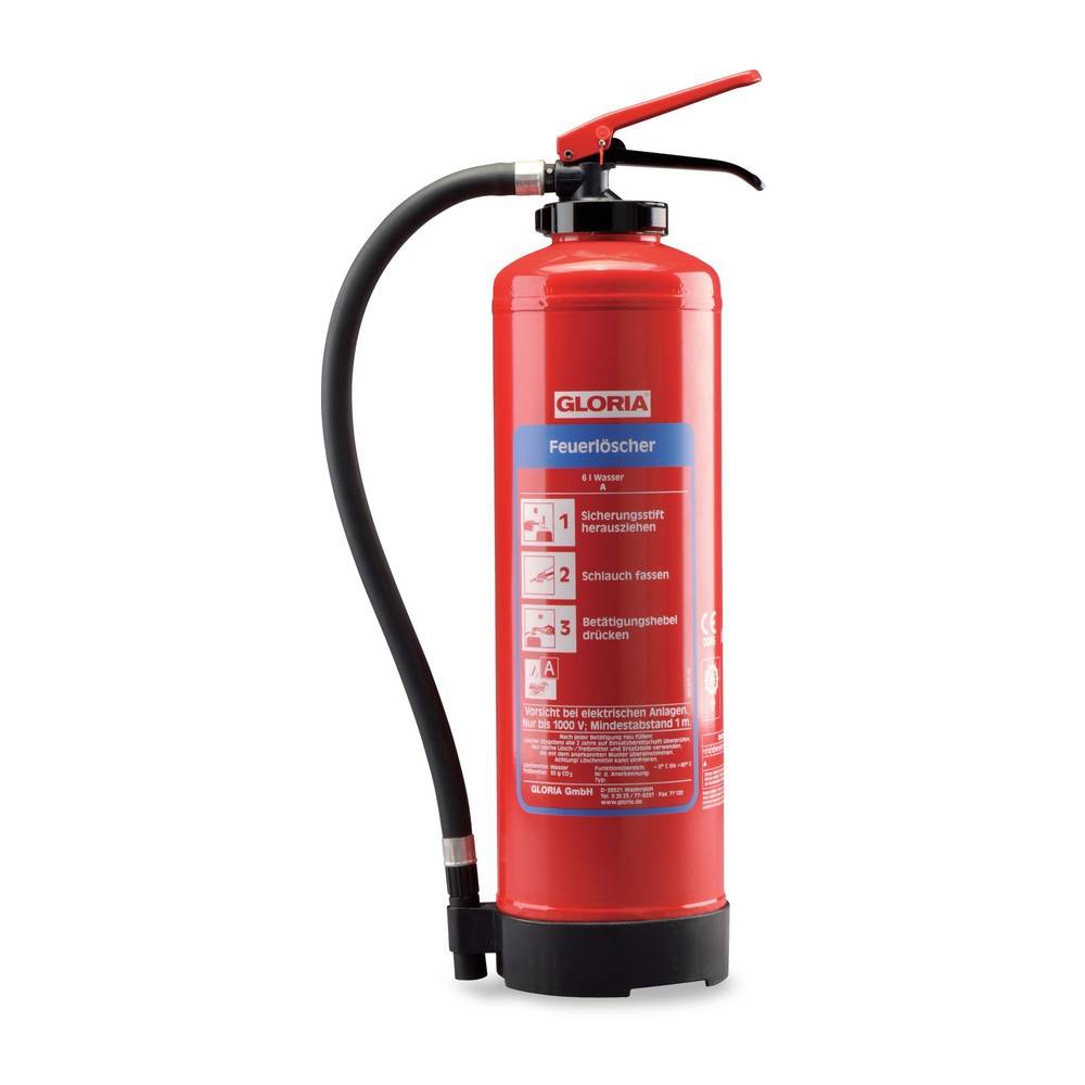 GLORIA® Feuerlöscher WH Easy, A-Wasser, Volumen 6 l-0