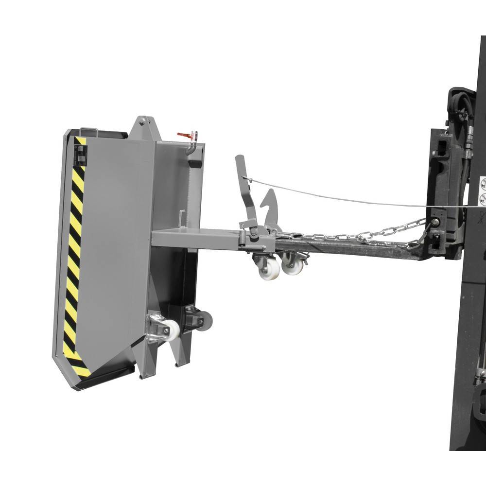 Bauer® Mini-Spänebehälter, extrem niedrige Bauhöhe, lackiert, Volumen-0