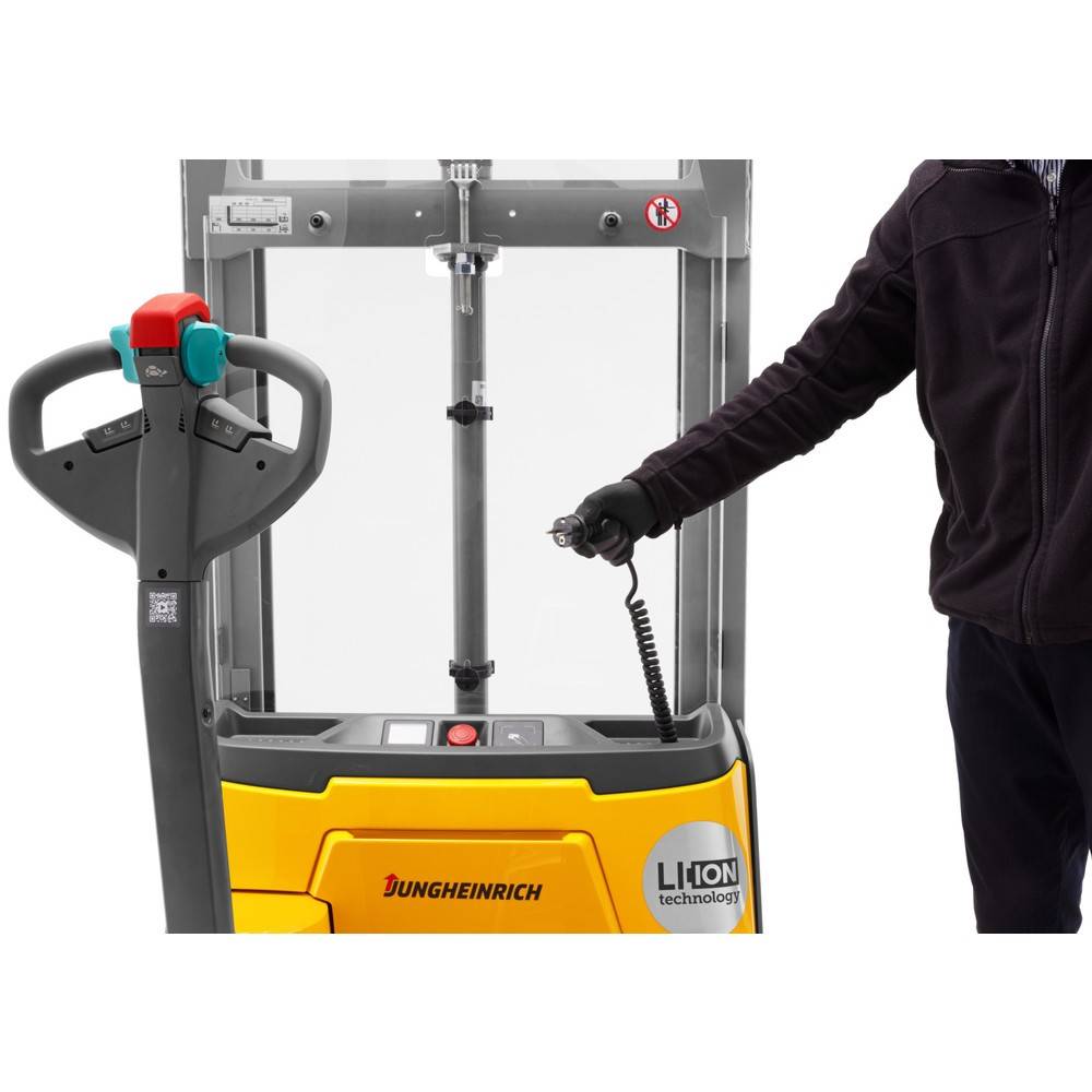 Jungheinrich Elektro-Hochhubwagen EJC 010i ZT, Zweifach-Teleskop-Hubge-1
