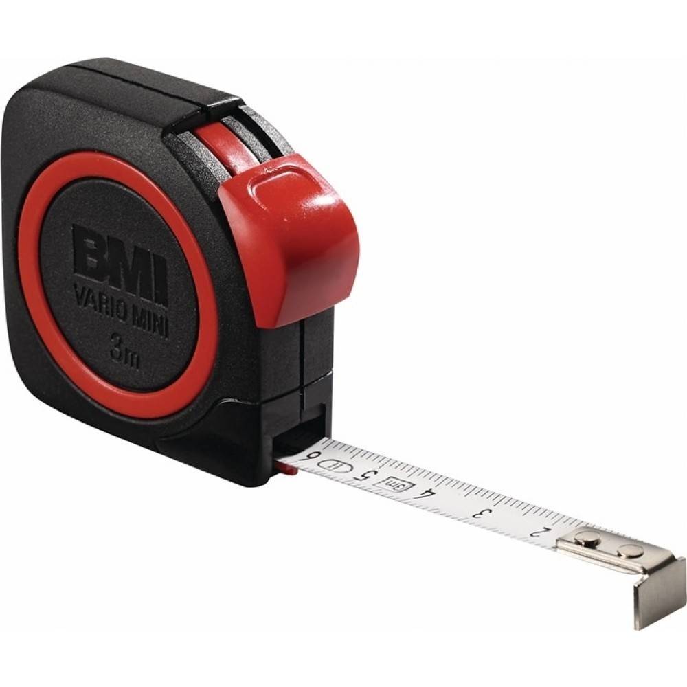 BMI Taschenrollbandmaß VARIO Mini L.3m B.10mm mm/cm EG II ABS Automati-0