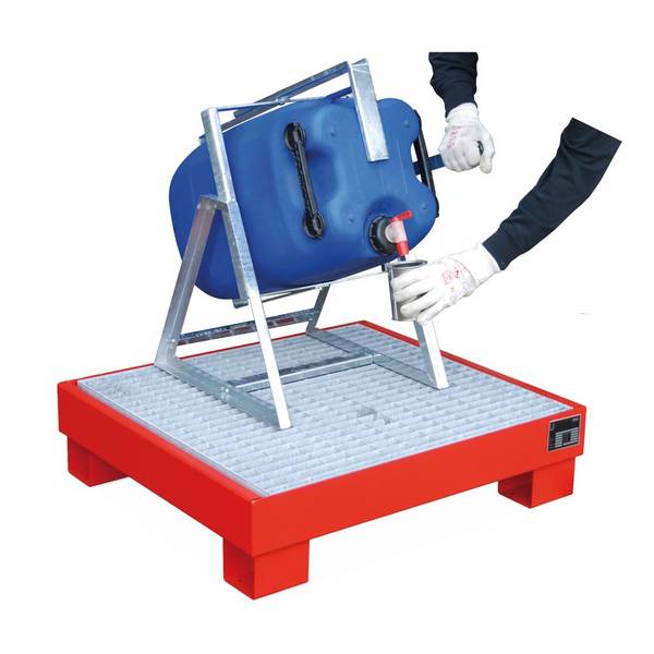 Bauer® Abfüllbock inkl. Kippstange, für 60-Liter-Gebinde, verzinkt