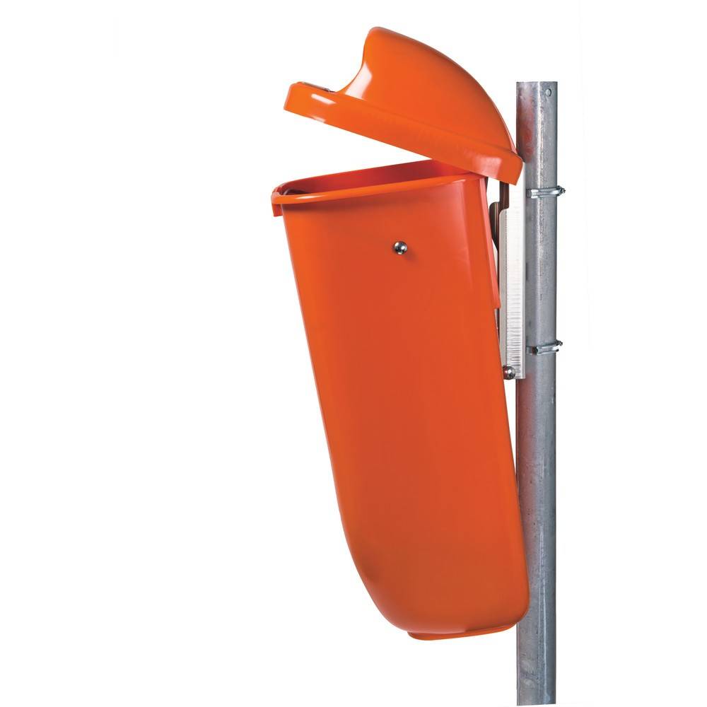 Abfallbehälter aus Kunststoff, 50 Liter, grün-3