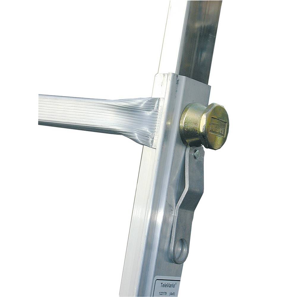 KRAUSE® STABILO Gelenk-Teleskopleiter mit 4 integrierten Holmverlänger-4