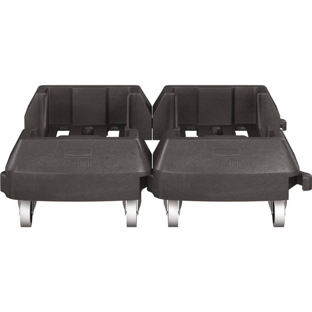 RUBBERMAID Fahrwagen m.4 Lenkrollen Wertstoffsammler 60l schwarz-0