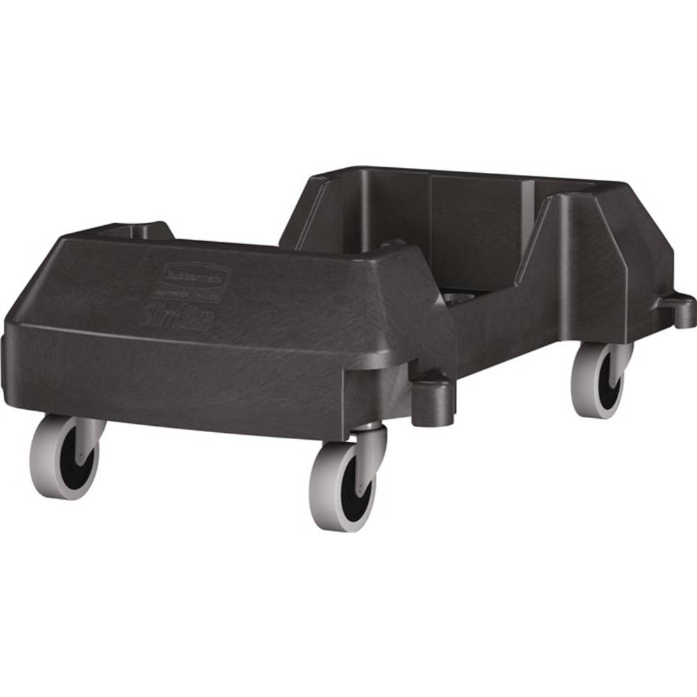 RUBBERMAID Fahrwagen m.4 Lenkrollen Wertstoffsammler 60l schwarz-2
