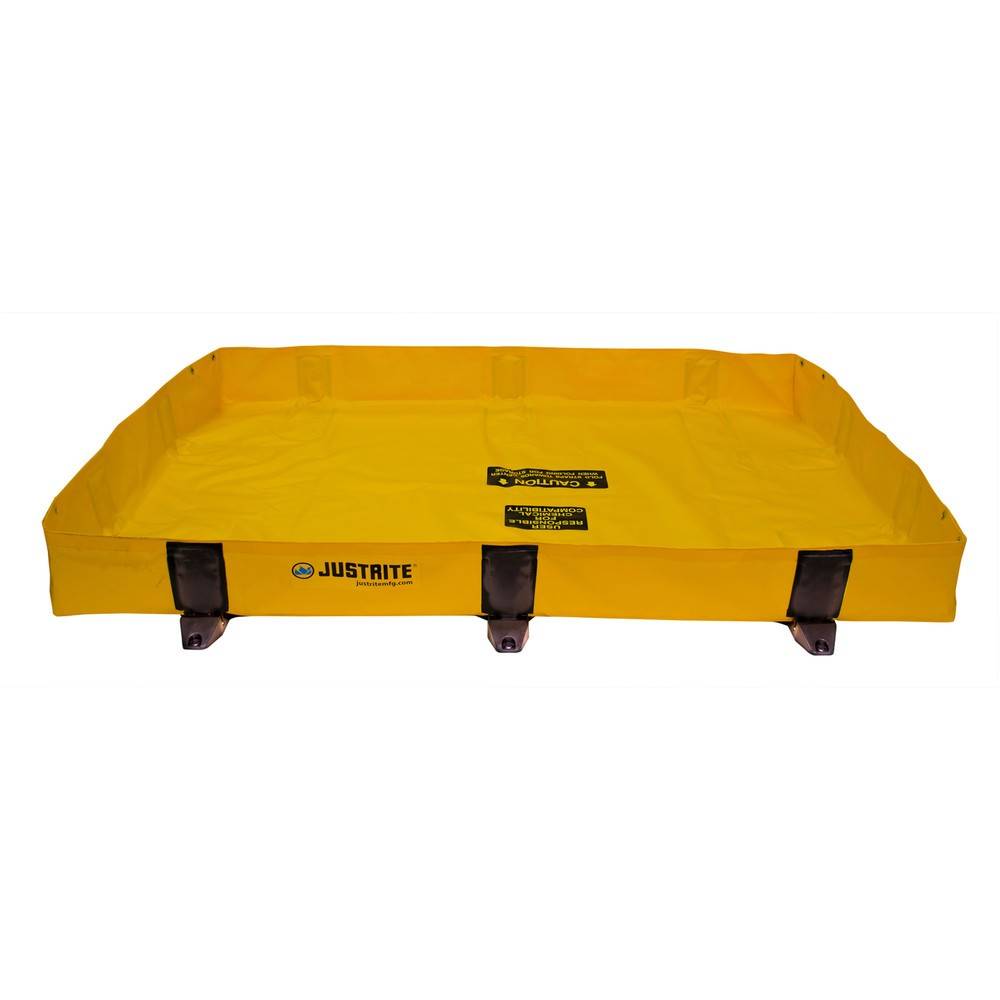 Justrite® Falt-Auffangwanne aus Polyester QuickBerm® Lite, Kapazität 2-0