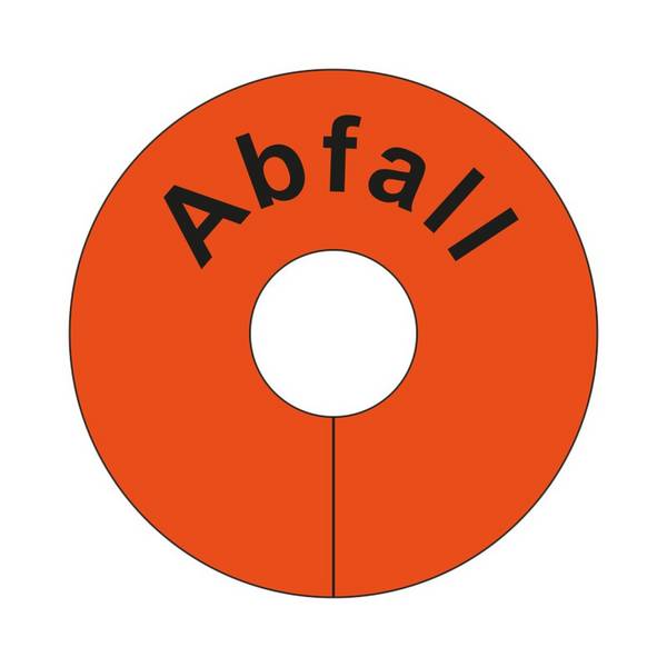 Signalringe für die Wareneingangs- und Qualitätskontrolle, "Abfall", r