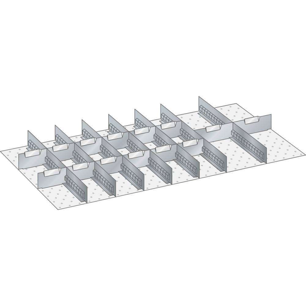 LISTA Set Schlitzwände und Trennbleche 54x27E, (BxT) 918x459mm, 7 Schl-1