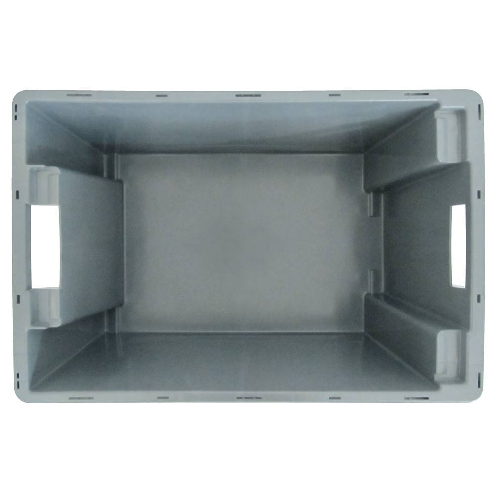 Eurobox, Wände + Boden geschlossen, 60 Liter, grau-2