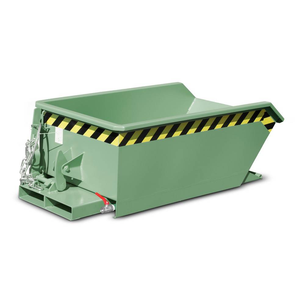 Bauer® Mini-Spänebehälter, extrem niedrige Bauhöhe, lackiert, Volumen-2