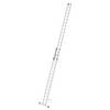 Munk Sprossen-Seilzugleiter mit Standard-Traverse 2x17 Sprossen