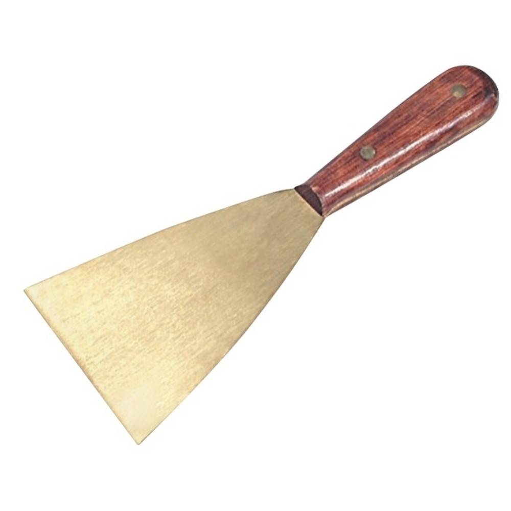 TRUFA Messingspachtel B.60mm S.2mm besonders stabil funkenarm-0
