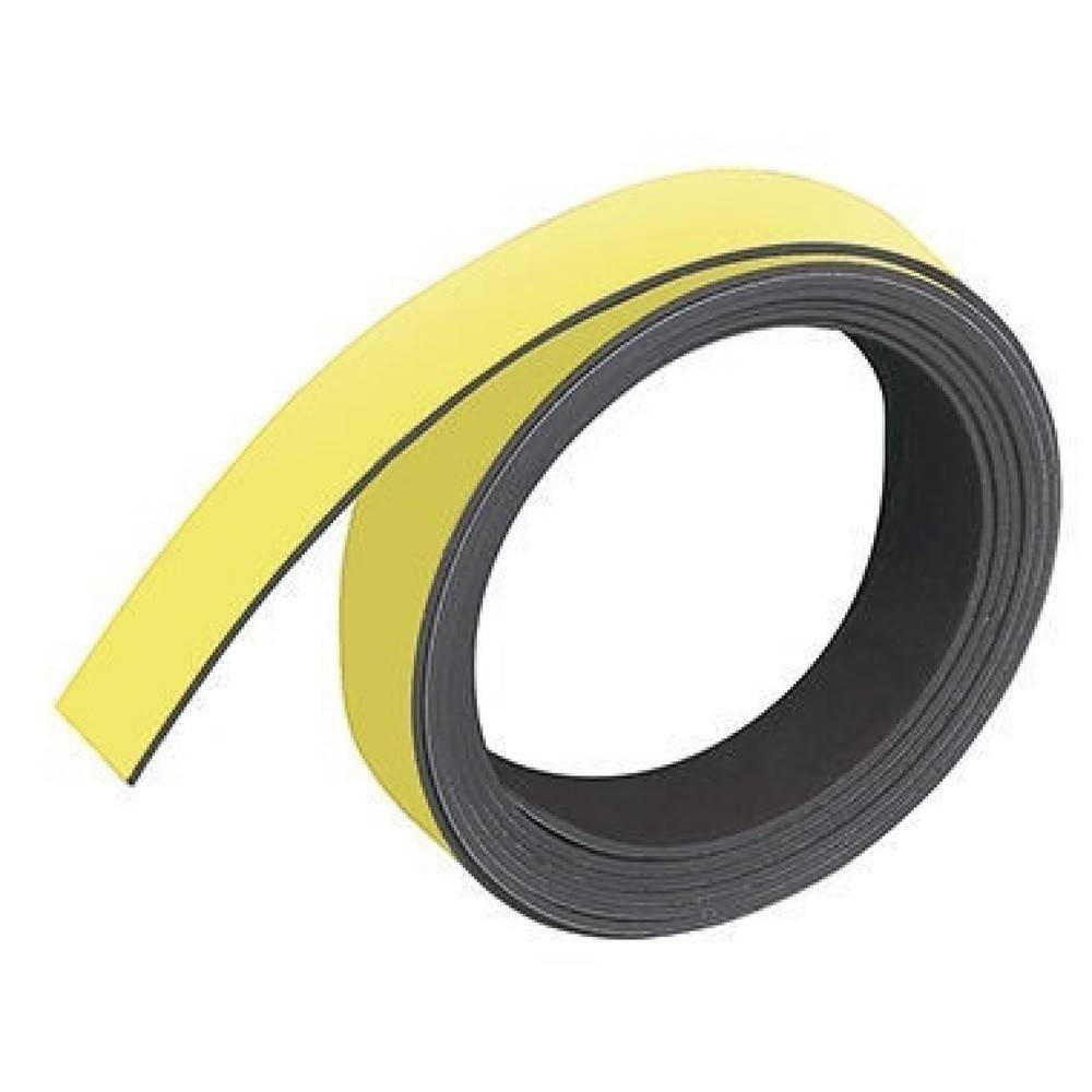 Franken Magnetband M802 04 10mmx1m 1mm gelb-0