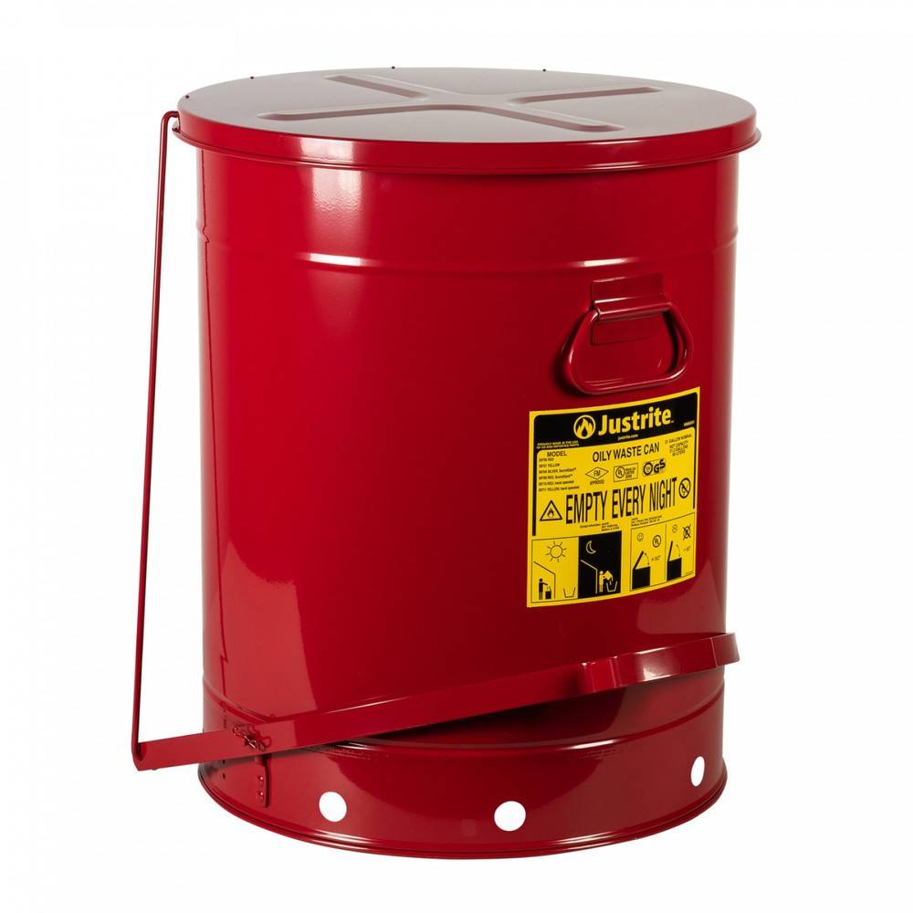 Sicherheitssammelbehälter 80l Stahlbl.D470xH600mm JUSTRITE