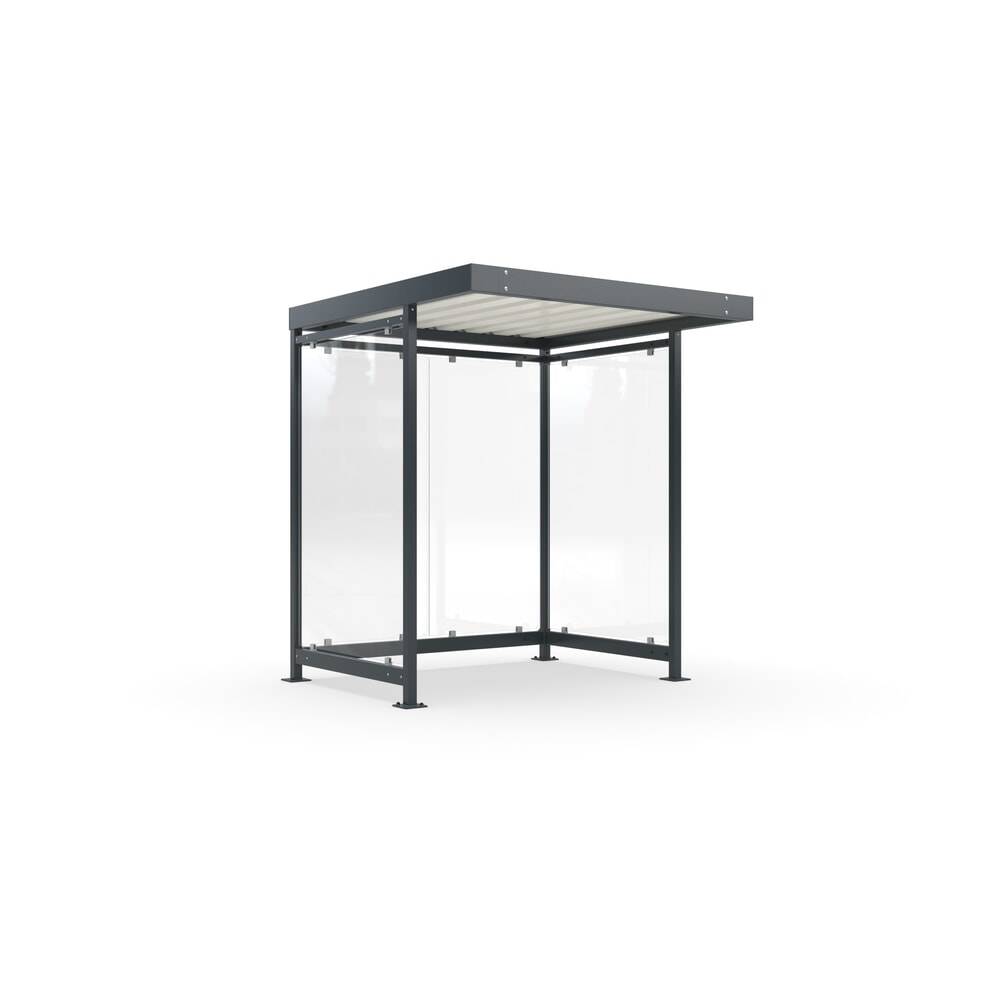 wsm® Raucherunterstand, Bausatz, für 3-4 Personen, 4 Elemente-0
