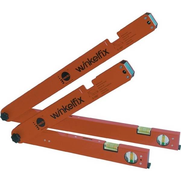 NEDO Winkelmessgerät Winkelfix, Schenkellänge 60 cm, Messbereich 0-180
