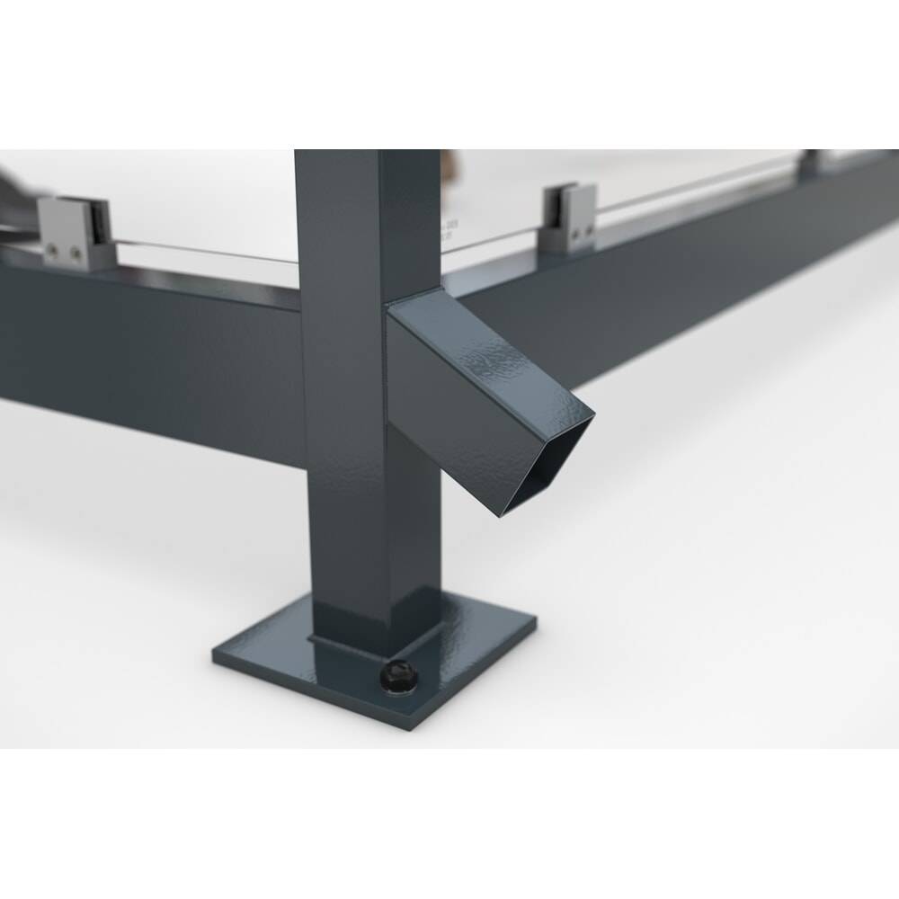 wsm® Raucherunterstand, Bausatz, für 7-9 Personen, 9 Elemente-2