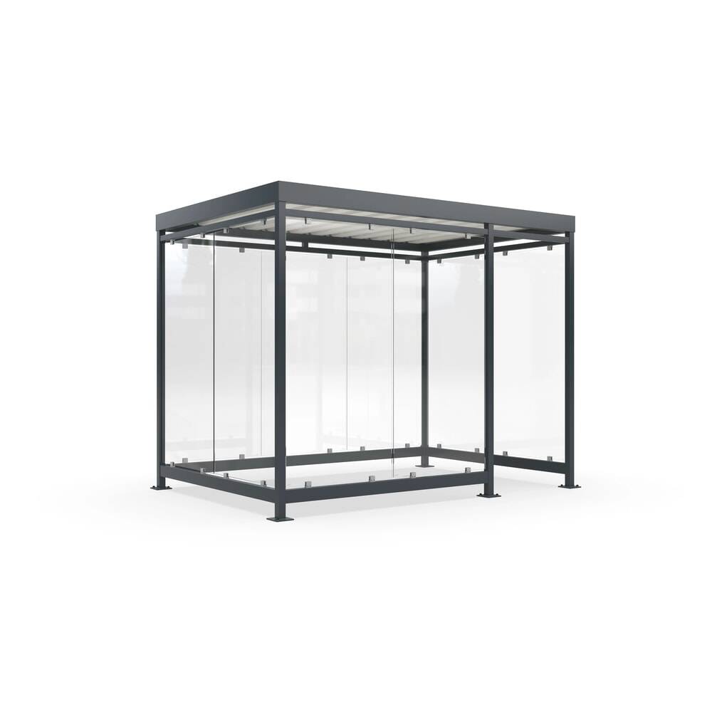wsm® Raucherunterstand, Bausatz, für 7-9 Personen, 9 Elemente-0