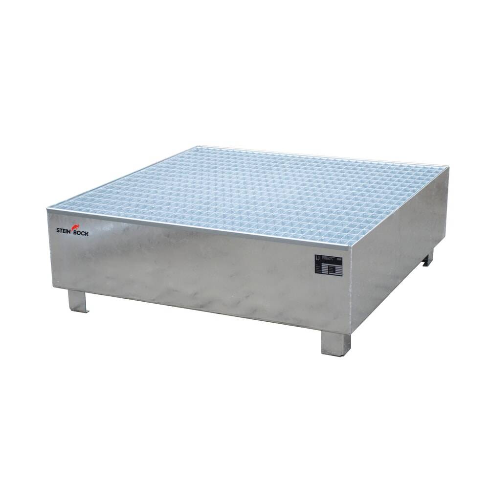 Steinbock® Auffangwanne, 4x 200 l, HxBxT 415 x 1.200 x 1.200 mm-0