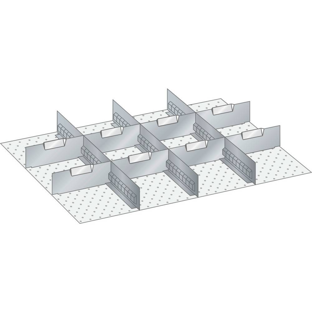Set Schlitzwände und Trennbleche 36x27E (BxTxFH) 612x459x250mm-1