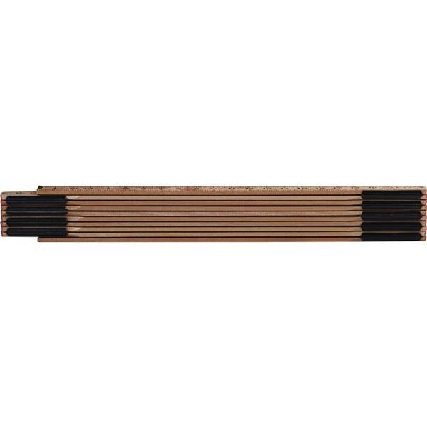 HULTAFORS Gliedermaßstab 59-2-10, mm/cm EG III, Länge 2 m Breite 15 mm