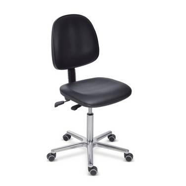 Arbeitsdrehstuhl Universal, Sitzhöhe 470-660 mm, Kunststoffbasis, Roll