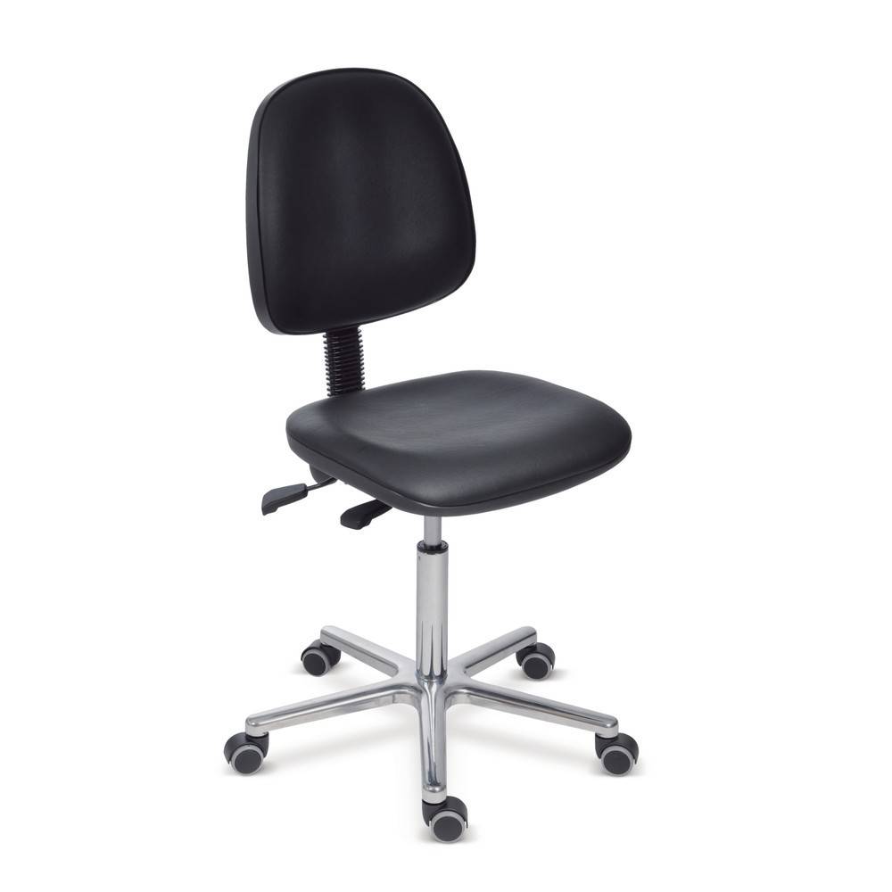 Arbeitsdrehstuhl Universal, Sitzhöhe 470-660 mm, Kunststoffbasis, Roll-0