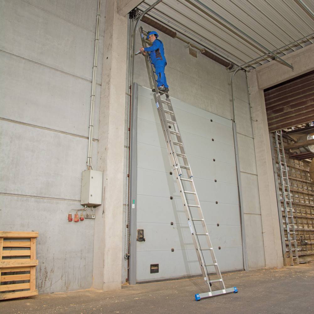 KRAUSE® STABILO Seilzug-Anlegeleiter, 2-teilig, Standhöhe 6,45 m-3