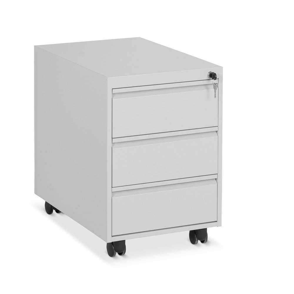 CEHA Rollcontainer mit Zylinderschloss + Zentralverriegelung, 3 Schubl-0