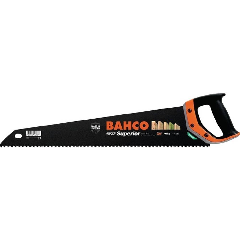 BAHCO Handsäge ERGO Superior Blatt-L.475mm 9/10 ZpZ XT-Zahn-0