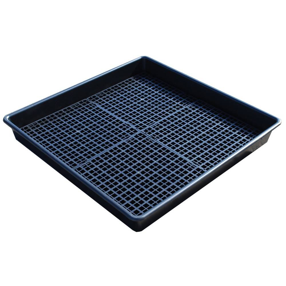 Steinbock® Kleingebindewanne aus PE, inkl. PE-Rost, Auffangvolumen 100-0