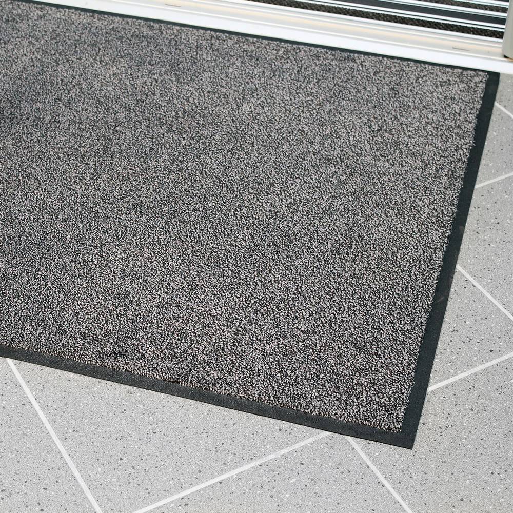 COBA Schmutzfangmatte aus Nylon, BxL 600 x 850 mm, schwarz/grau-3