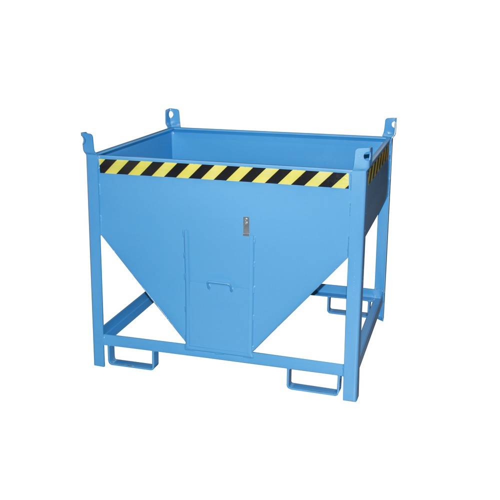 Bauer® Silobehälter mit Schiebeverschluss, lackiert, Volumen 0,5 m³-0