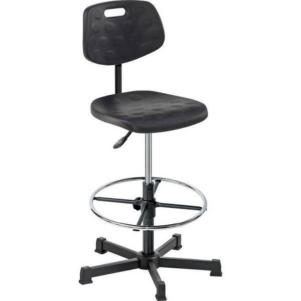 meychair Arbeitsdrehstuhl Workster Simplex, PU-Schaum, Fußring