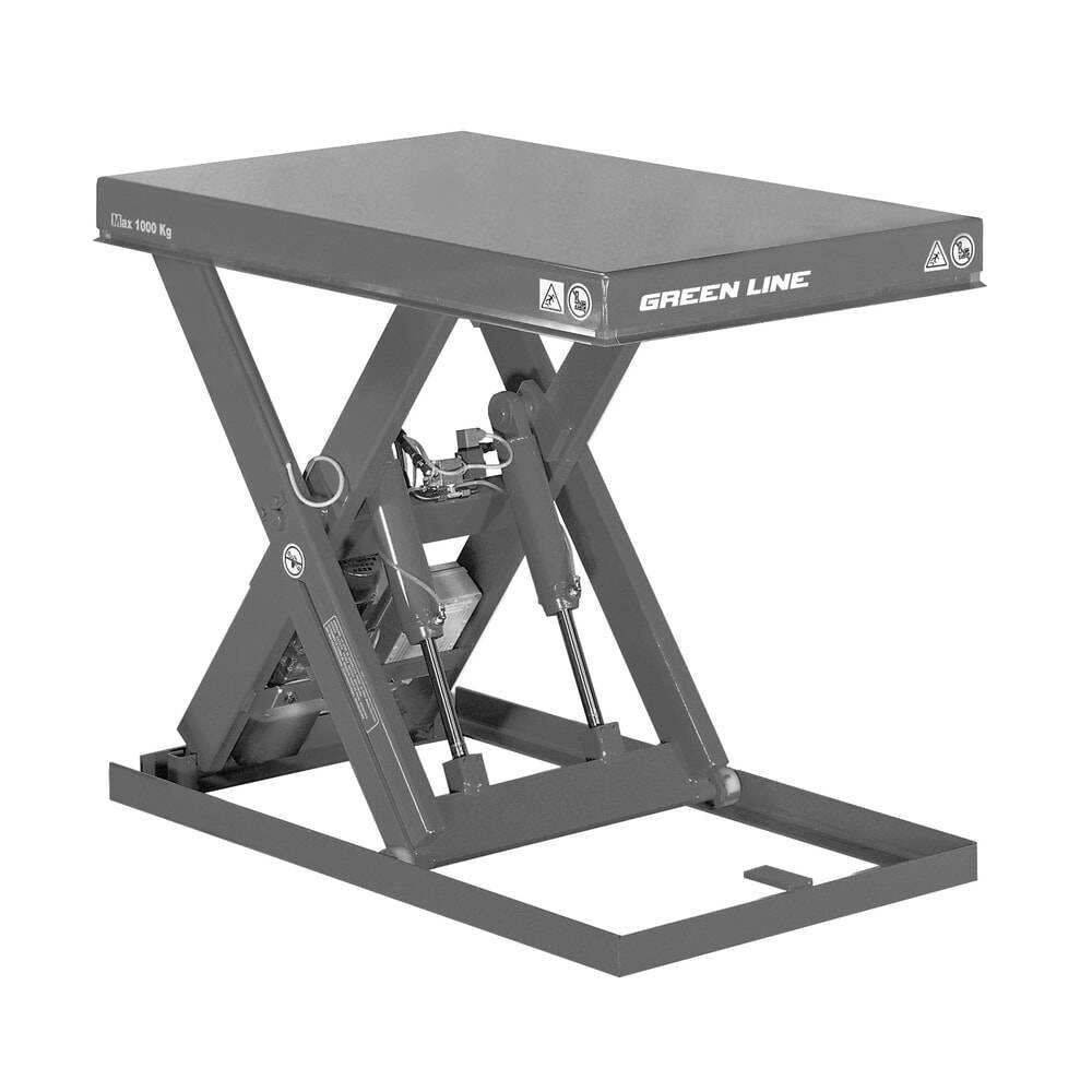 Scheren-Hubtisch GREEN-LINE, TK 500 kg, Plattform à 1.800 x 1.000 mm-0