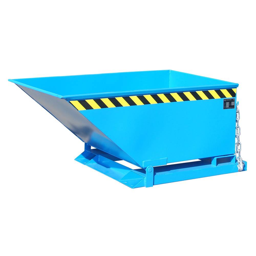 Bauer® Späne-Kippmulde, niedrige Mulde, lackiert, Volumen 0,4 m³-0