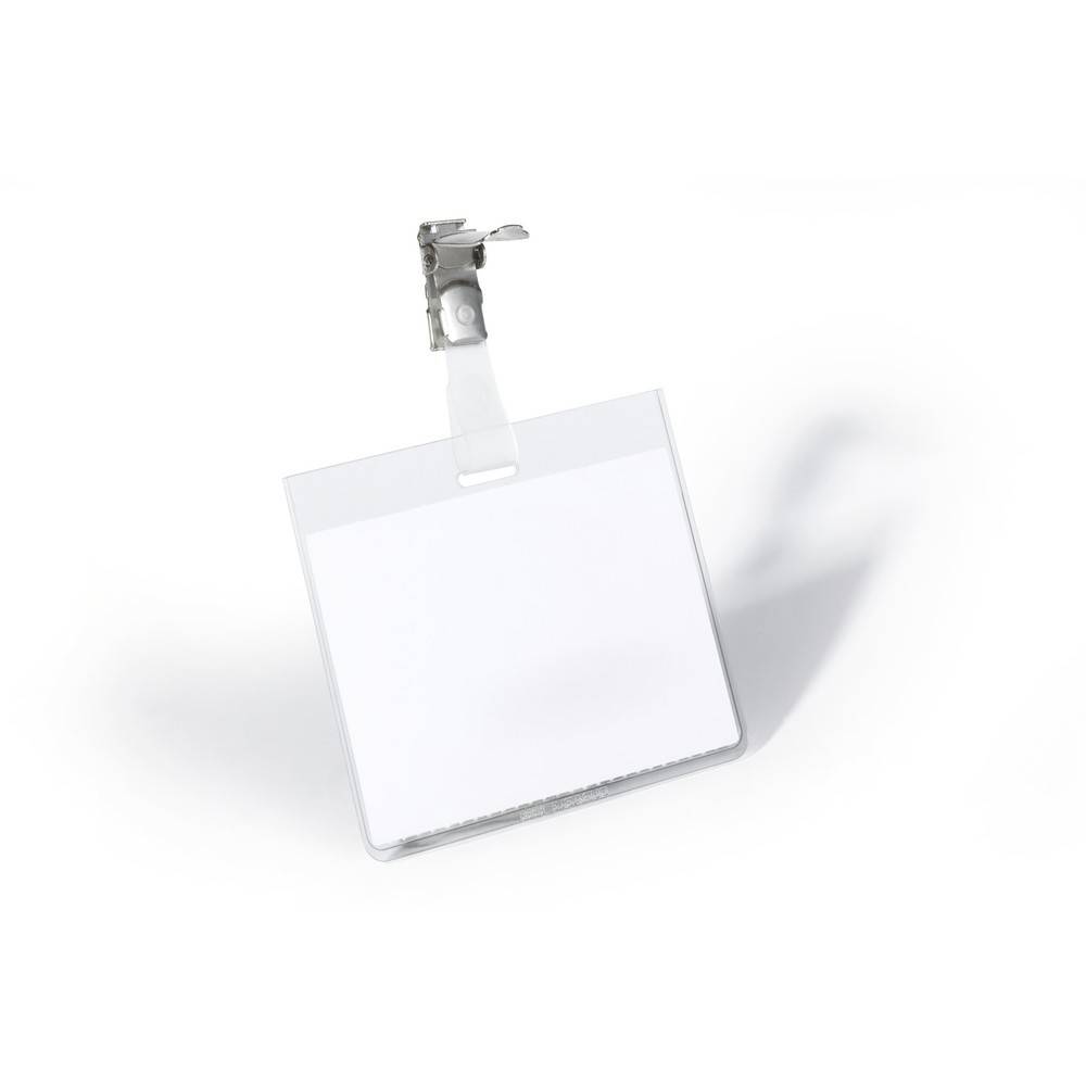 DURABLE Namensschild mit Clip 60 x 90 mm 100 Stück-0