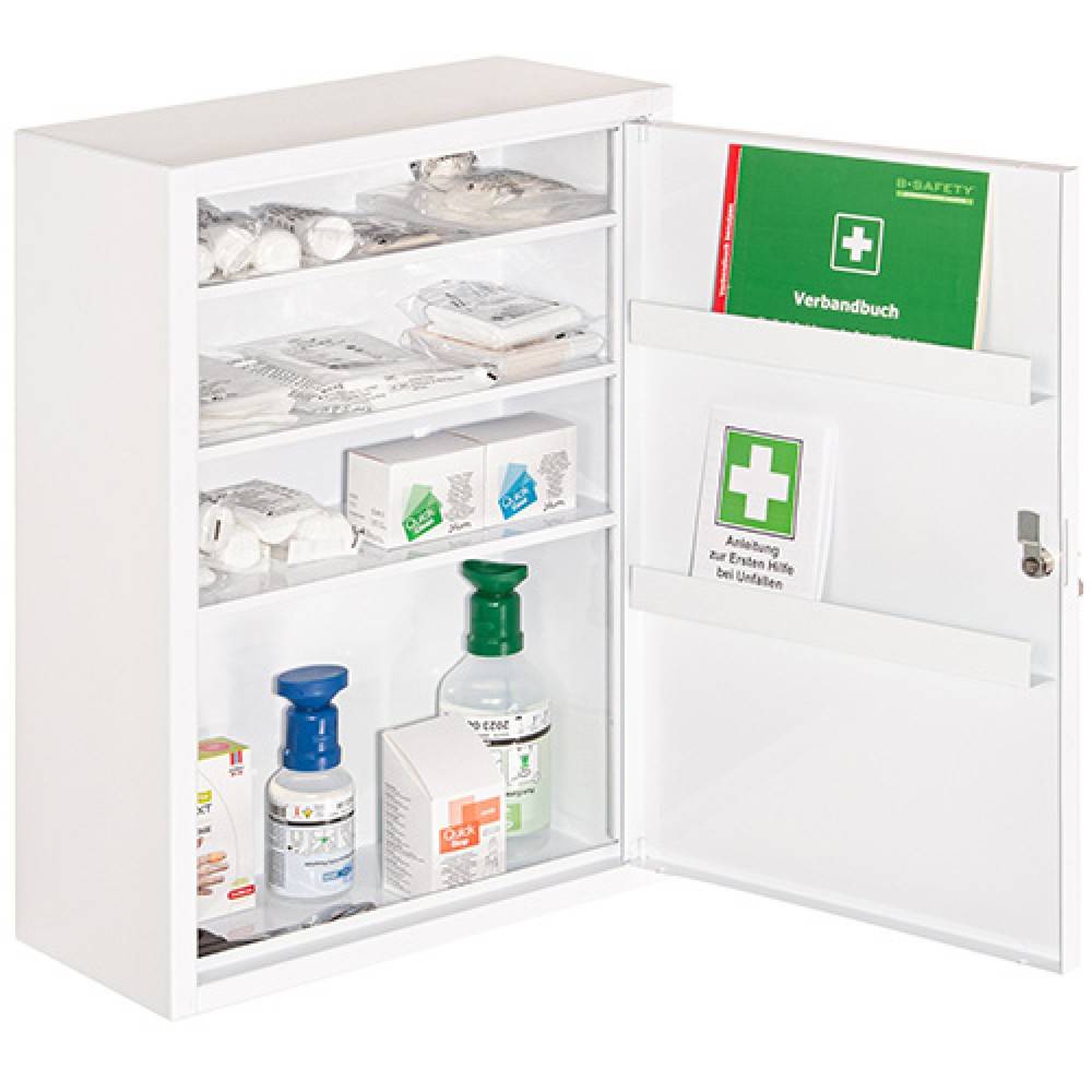 B-Safety Verbandschrank PREMIUM, mit Füllung DIN 13157-2