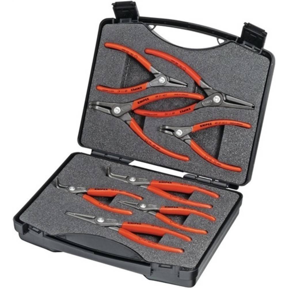 Sicherungszangensatz 8-tlg.in Ku.-Koffer 10-60mm KNIPEX-0