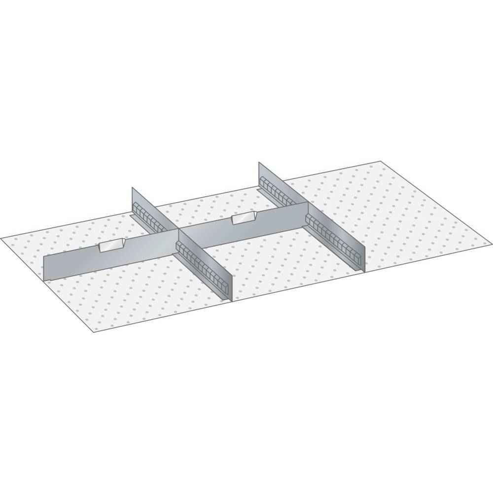 LISTA Set Schlitzwände und Trennbleche 54x27E, (BxT) 918x459mm, 2 Schl-1
