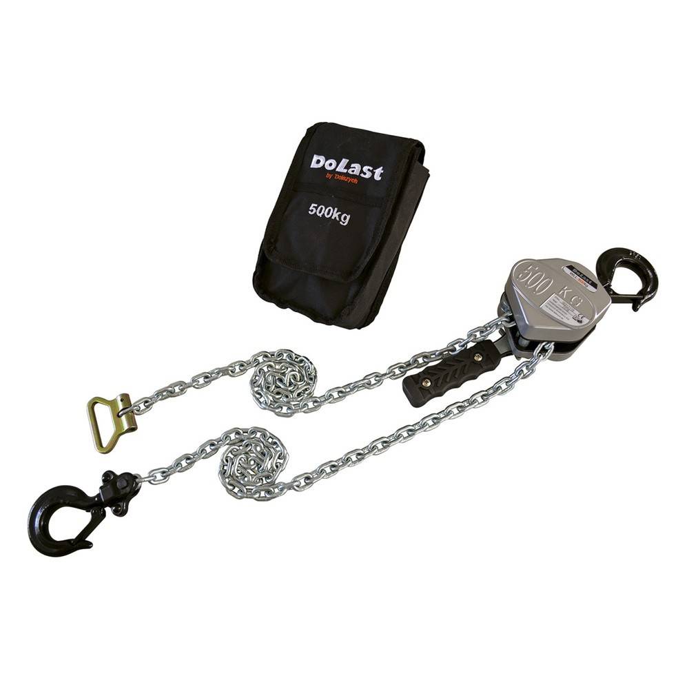 Dolezych Ratschenhebelzug Black Series kompakt, TK 500 kg, Länge 3 m-1
