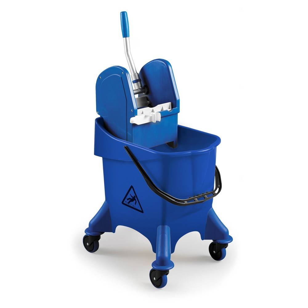 Einfach-Fahreimer Poly I, 1x 30 Liter, Mopp-Presse-1