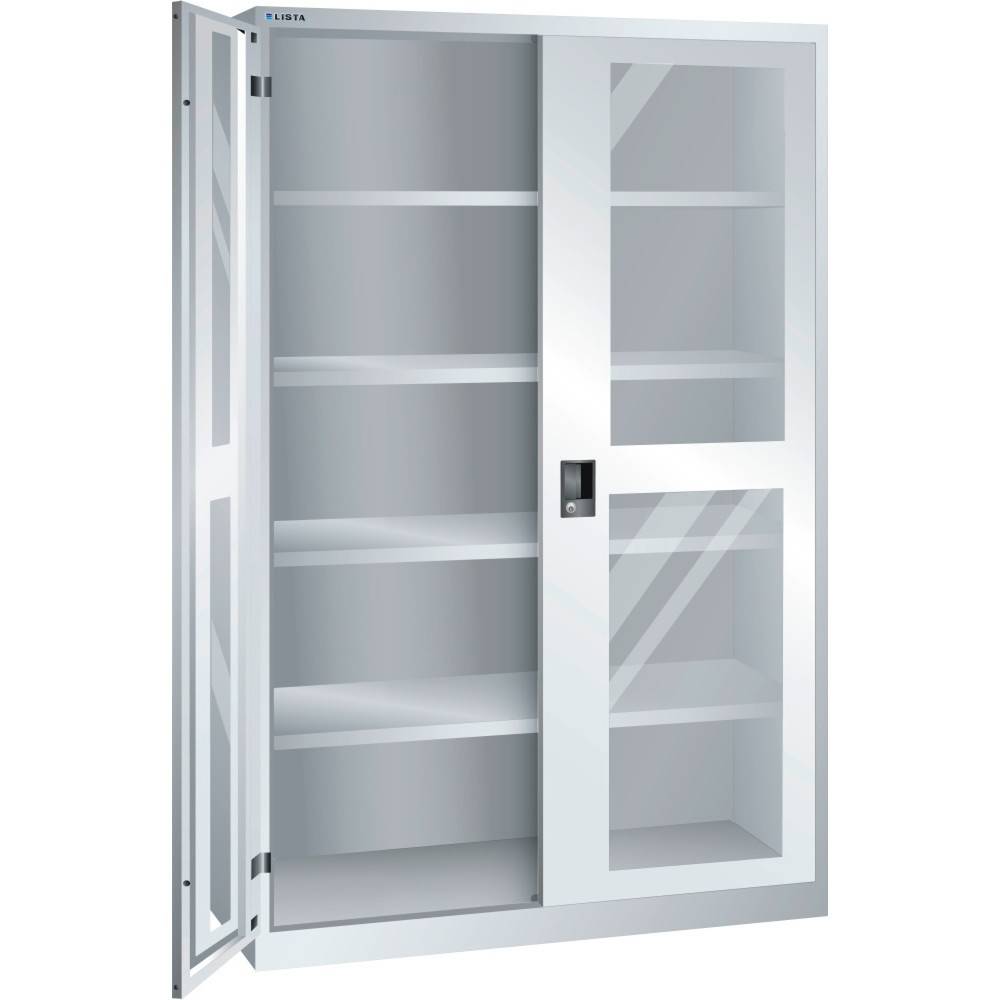 LISTA Flügeltürschrank mit Sichtfenster, (BxTxH) 1250x580x1950mm-1