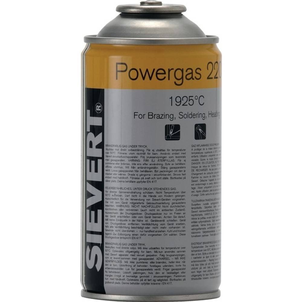 SIEVERT Schraubkartusche Powergas 2203, 175 g 300 ml, 1925 °C-0