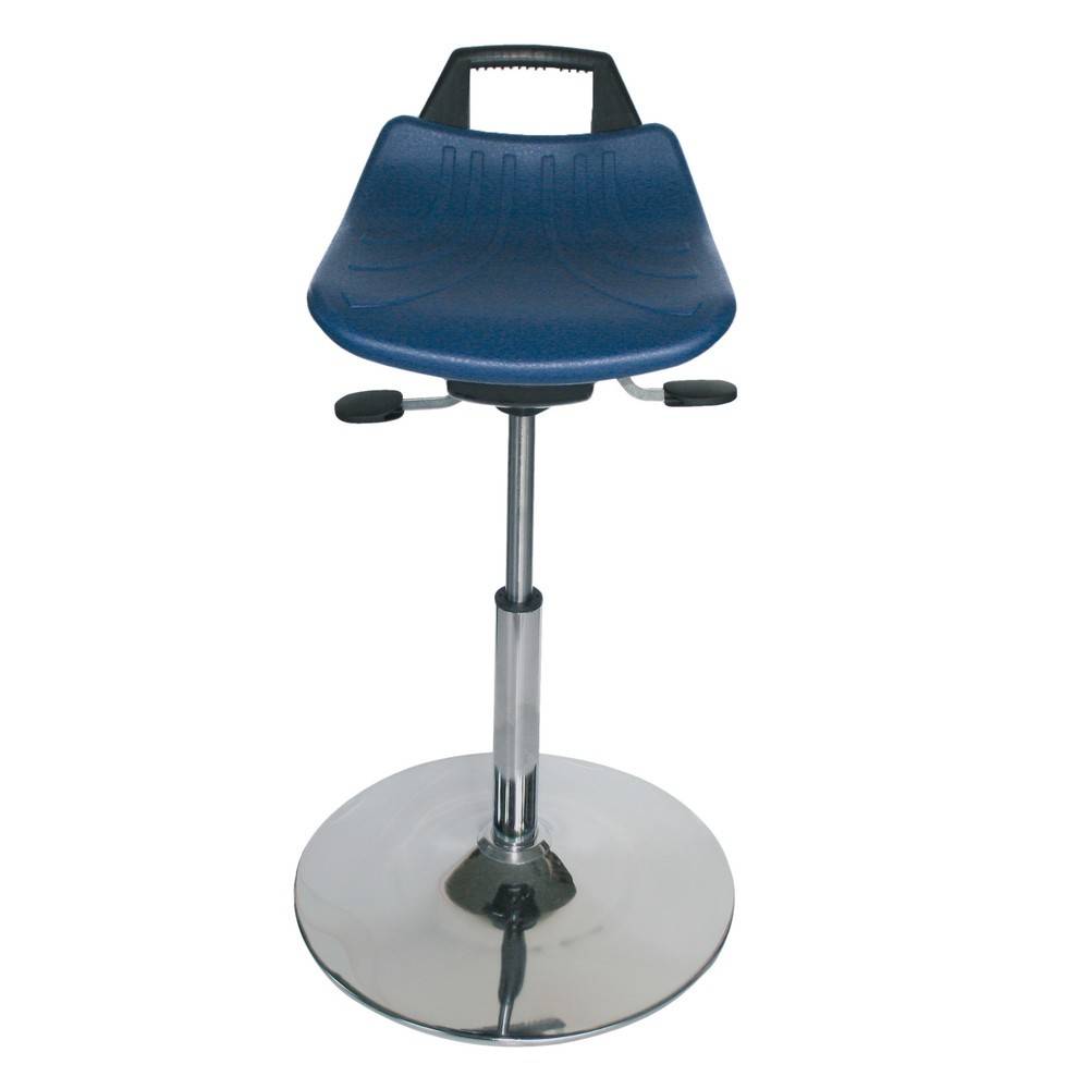 HEMMDAL Hocker Premium, PU-Sitz, Sitzhöhe 560-820 mm, Tellerfuß-0