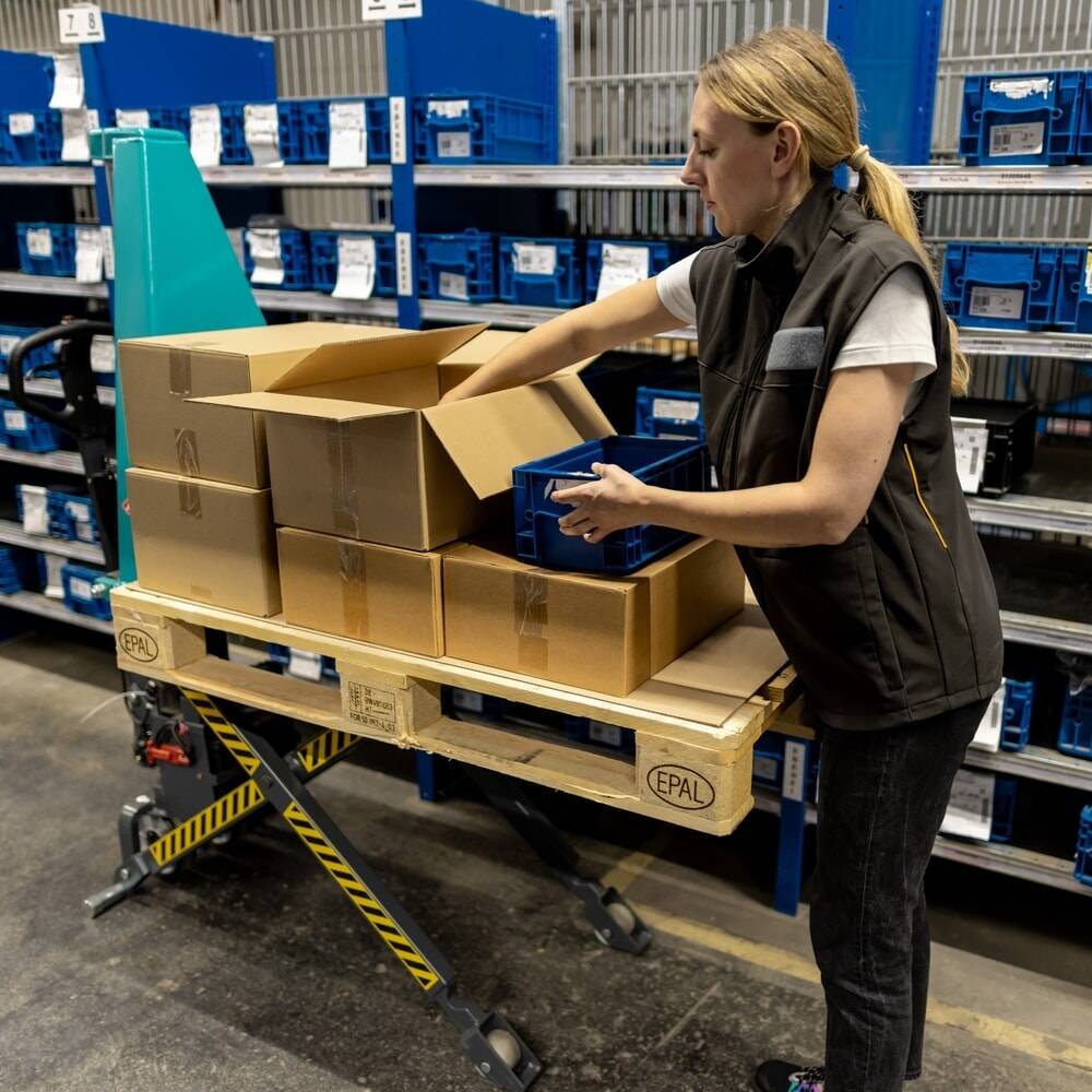 Scherenhubwagen Ameise® PTM 1.0 Scissor elektrohydraulisch-3