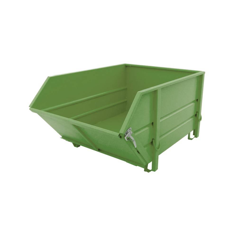 Bauer® Baustoffbehälter BBK 100, lackiert, Resedagrün-0