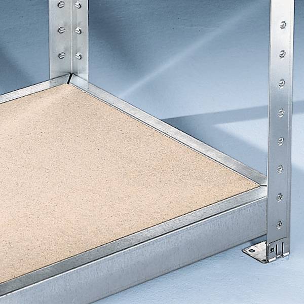 Fachboden für META Weitspannregal, mit Spanplatten, FL 500 kg