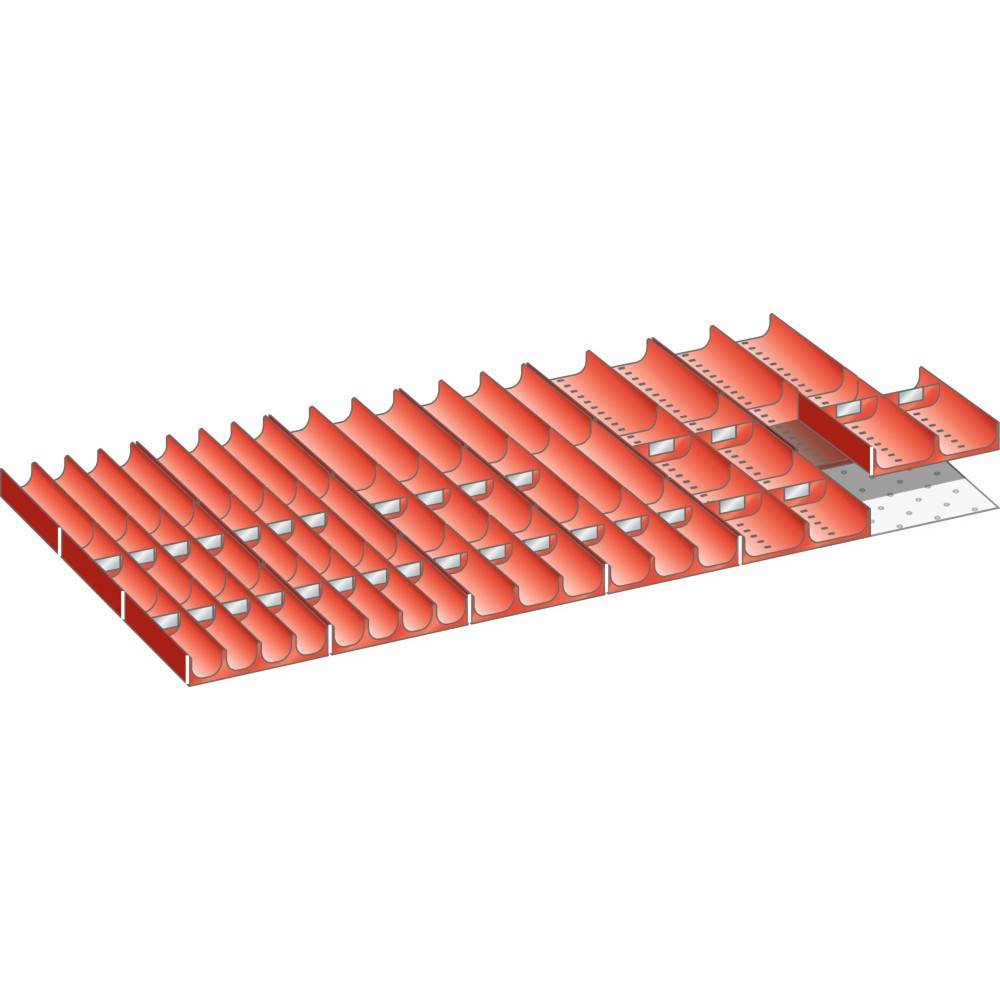 LISTA Set Mulden 54x27E, (BxTxFH) 918x459x75mm, 58-teilig-0