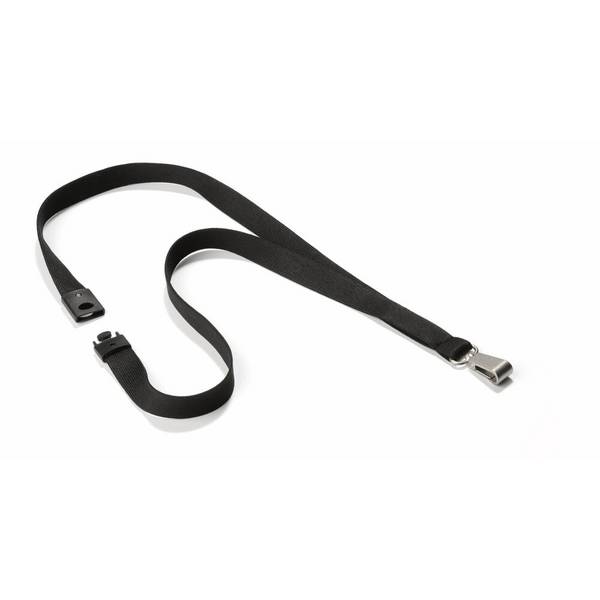 Textilband Soft für DURABLE Ausweishalter, schwarz